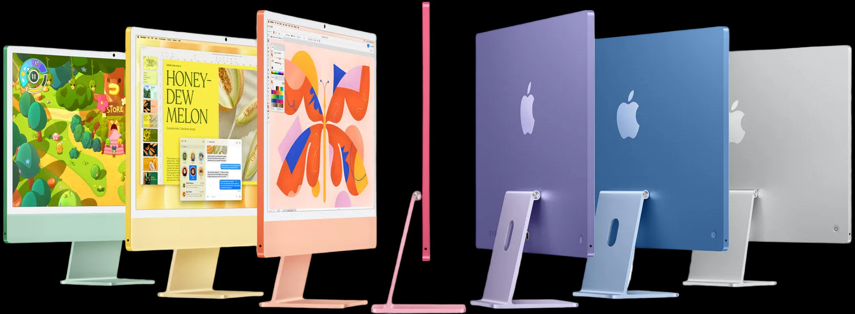 Apple iMac M4 24-inch 16GB/32GB RAM 256GB/512GB/1TB SSD 10-Core CPU 10-Core GPU – Refurbished