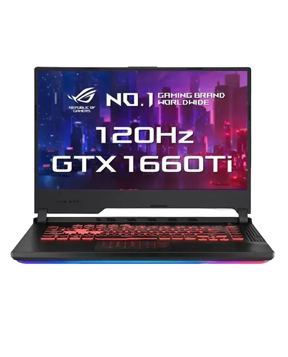 ASUS ROG Strix G531GU Gaming Laptop – Intel Core i7 9th Gen, 16GB RAM, 256GB SSD, 1TB HDD, GTX 1660 Ti 6GB – Refurbished