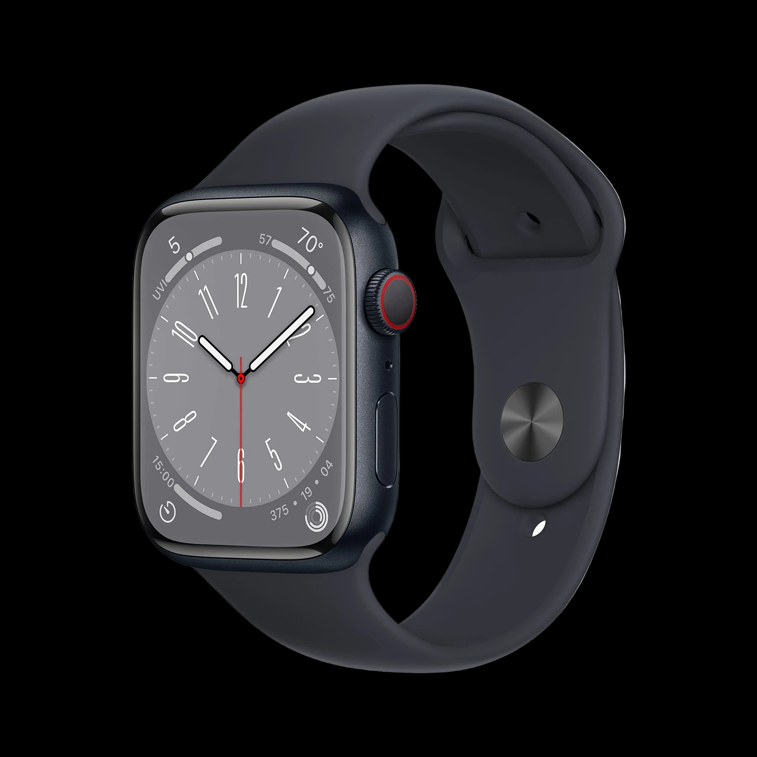 Apple Watch Series 8 45mm GPS + Cellular Stainless Steel – 6 Months Warranty - Refurbished