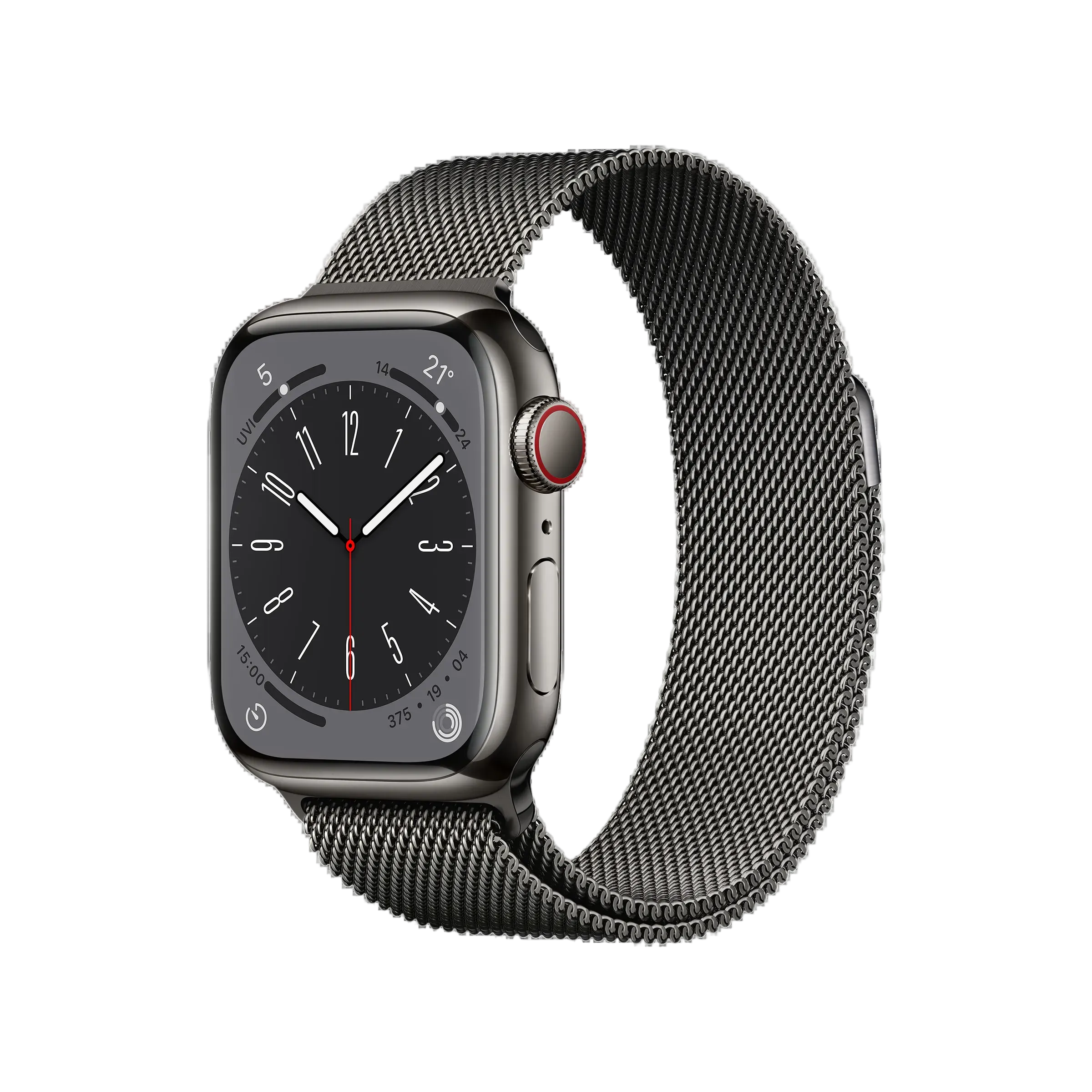 Apple Watch Series 8 45mm GPS + Cellular Stainless Steel – 6 Months Warranty - Refurbished