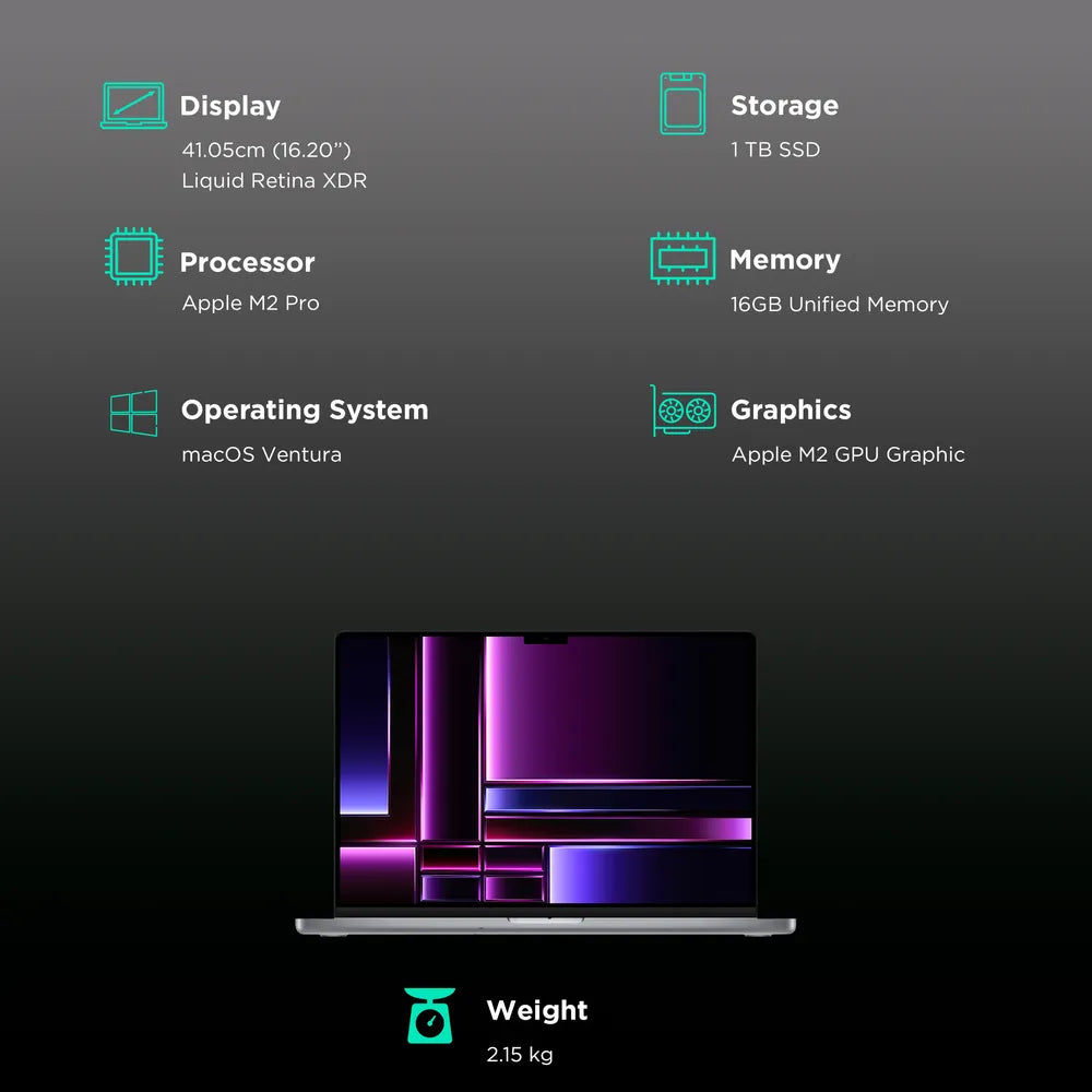 Apple MacBook Pro M2 Pro 2023 A2779 14 M2 Pro- Refurbished
