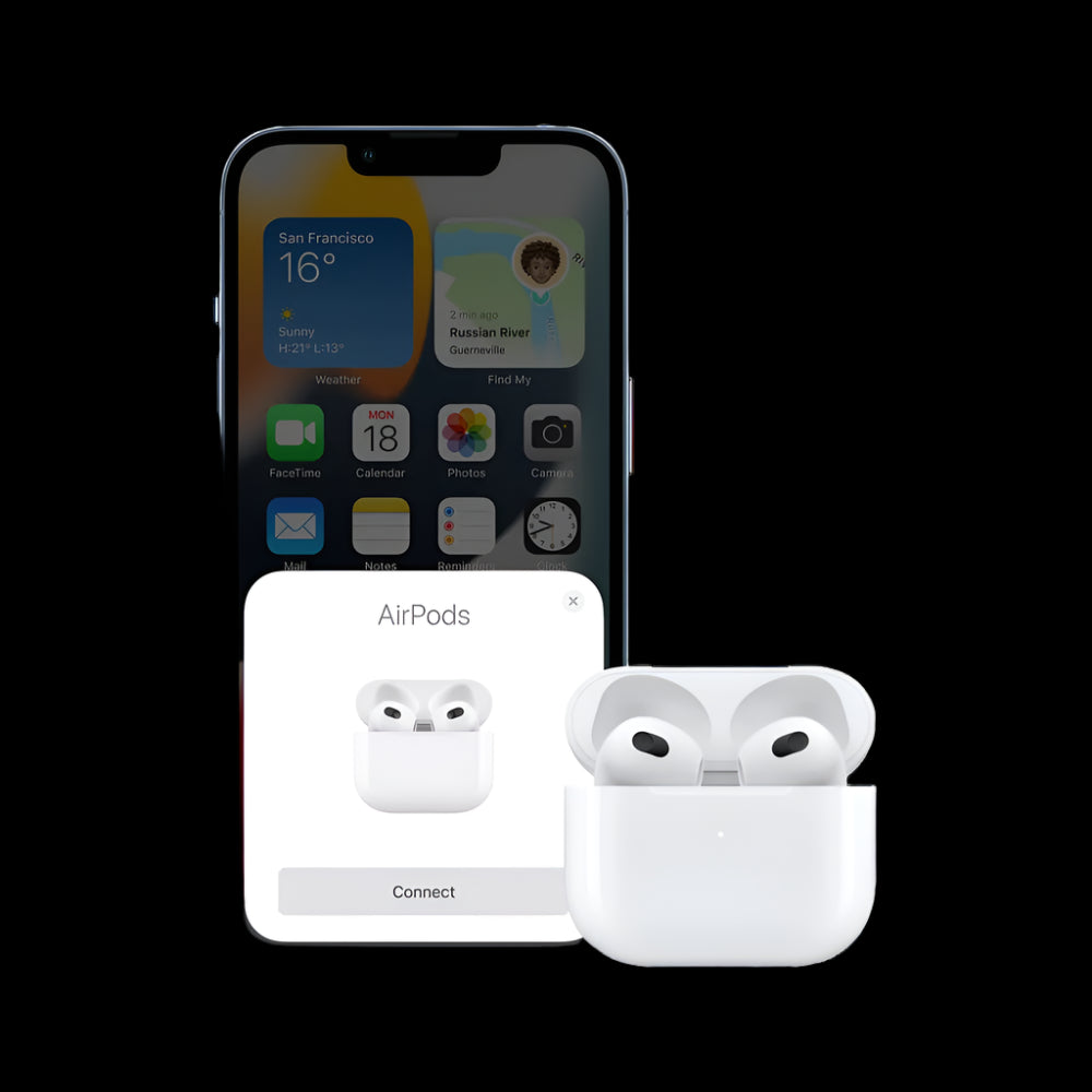 Apple AirPods (3rd Gen) with Lightning Charging Case-Refurbhised