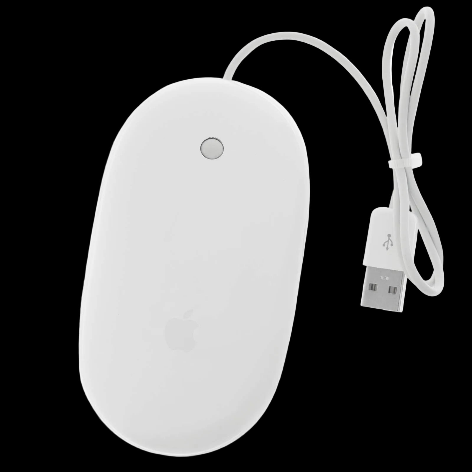 Apple Mighty Mouse Wired(A1152)-USB Wired Optical Mouse For Computers-Refurbished