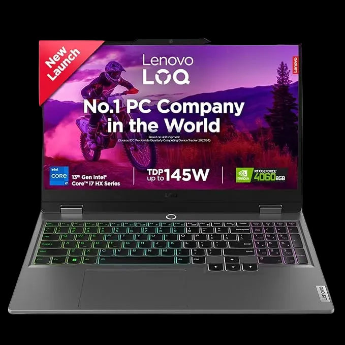 Lenovo LOQ 15IRX9-i7 13th Gen RTX 4060-24GB-1TB- Refurbished