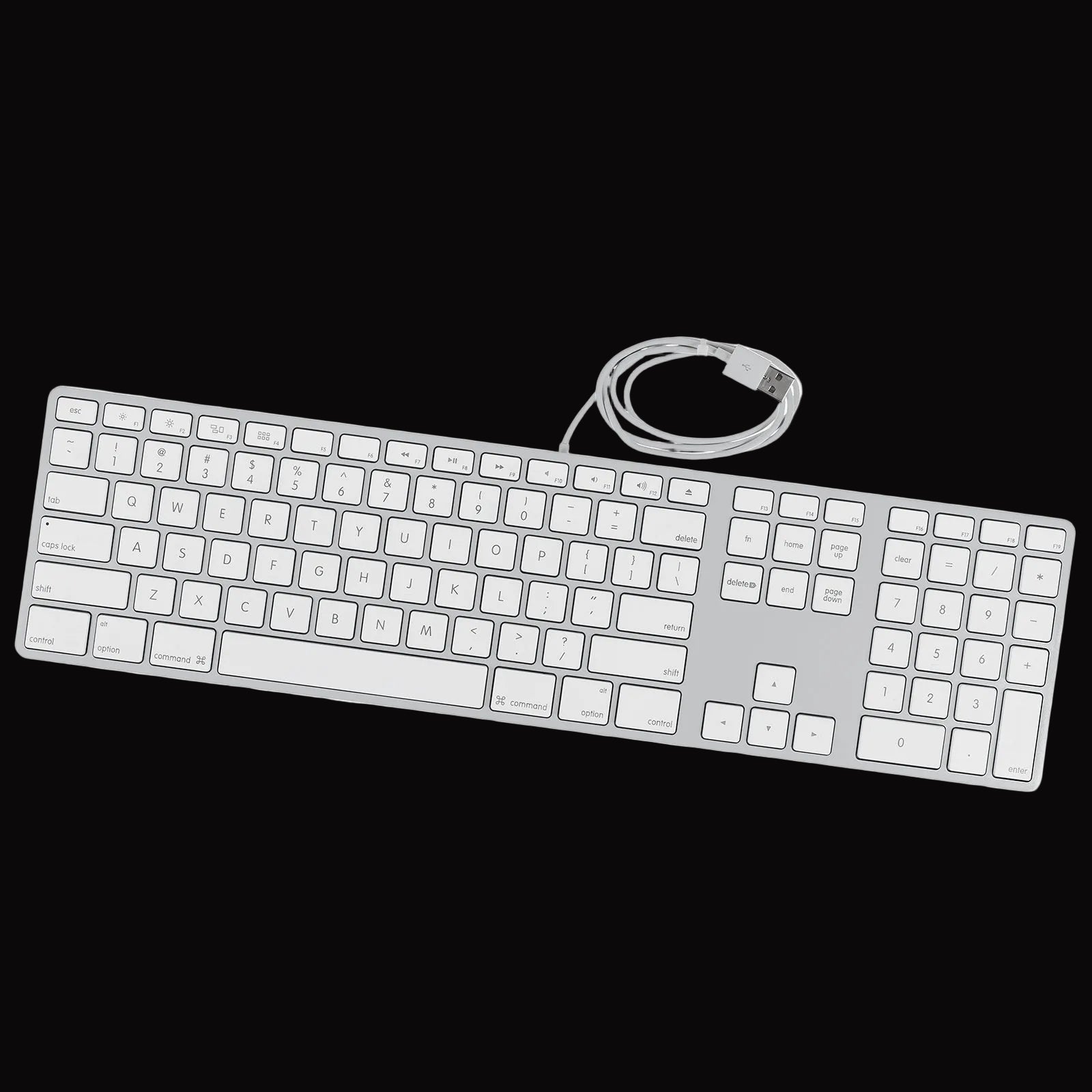 Apple Magic Wired Keyboard with Numeric Keypad – Refurbished