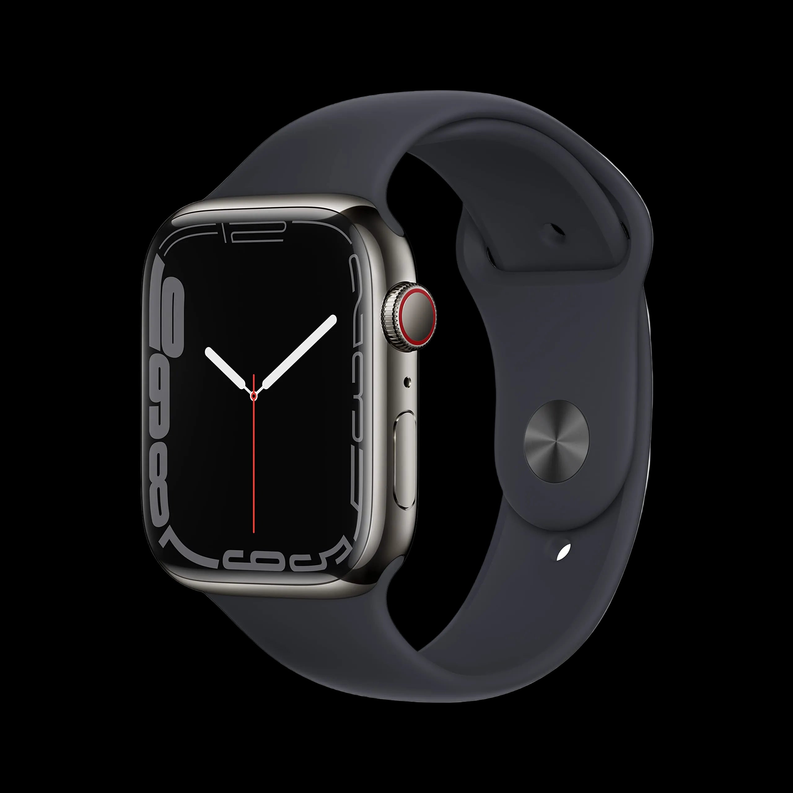 Apple Watch Series 7 - 45mm GPS + Cellular Stainless Steel – 6 Months Warranty - Refurbished
